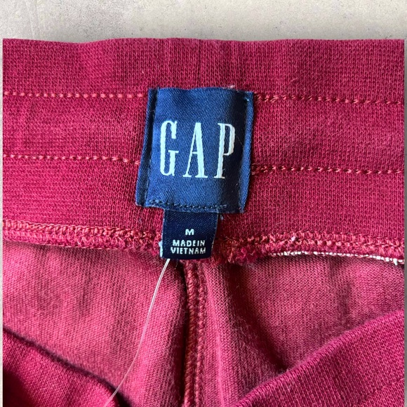 Gap Velour 2 Piece Track Pant Sweater Set Crimson Size Small - Picture 8 of 16
